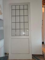 Glas in lood deur, Doe-het-zelf en Verbouw, Deuren en Horren, Ophalen, Gebruikt, 80 tot 100 cm, Binnendeur