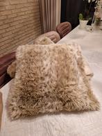 2 Nieuwe Teddy Kussenhoezen 50x50cm, Ophalen of Verzenden, Nieuw, Beige, Vierkant