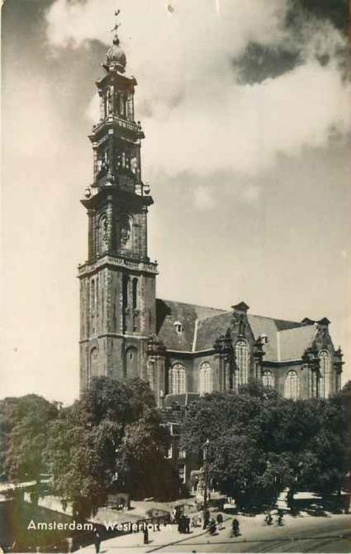 (301-350-003) Amsterdam Westertoren, Verzamelen, Ansichtkaarten | Nederland, Noord-Holland, Verzenden
