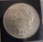 Zilveren Morgan Dollar UNC Silver 1 dollar 1880, Postzegels en Munten, Munten | Amerika, Ophalen of Verzenden, Noord-Amerika, Zilver