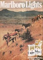Retro reclame 1988 Marlboro sigaretten lights smaak, Verzamelen, Ophalen of Verzenden