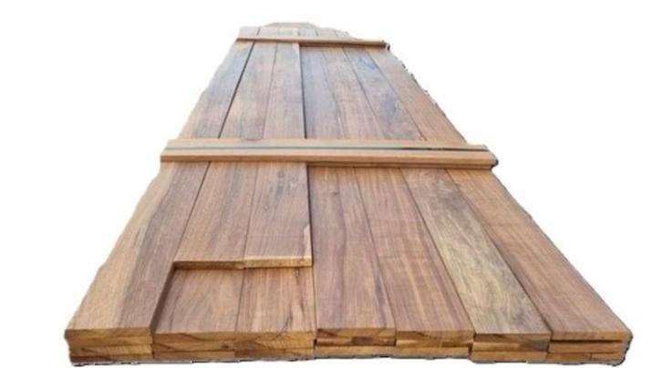 Hardhouten planken geschaafd 2.0x14.0 cm - nr: HP268, Tuin en Terras, Palen, Balken en Planken, Nieuw, Planken, 250 cm of meer