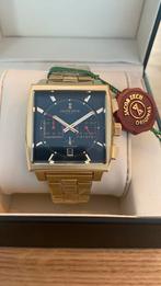 Jacob zech Capri 002 gold nieuw met certificaat, Overige merken, Staal, Staal, Polshorloge