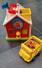 # VINTAGE/RETRO SESAMSTRAAT SCHOOLTJE + ERNIE & SCHOOLBUS #, Ophalen of Verzenden, Zo goed als nieuw