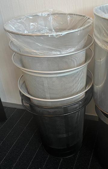 Prullenbak - papierbak - draadbak - metaal mesh beschikbaar voor biedingen