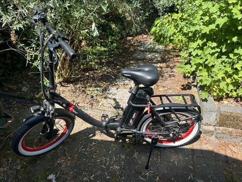 Vouwfiets Onesport OT16-2 met gashendel Retro Style, Fietsen en Brommers, Fietsen | Vouwfietsen, Zo goed als nieuw, Overige merken