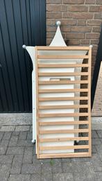Wiegje kroon met zilveren detail, Ophalen, Gebruikt, Lattenbodem, Minder dan 140 cm