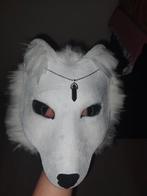 Furry/Therian mask arctic wolf, Ophalen of Verzenden, Zo goed als nieuw