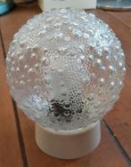 Vintage jaren 50 Glazen bubbelglas plaffoniere, Gebruikt, Vintage, Ophalen of Verzenden, Glas