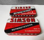simson 2 blikken reparatiedoos leeg, Ophalen of Verzenden, Gebruikt, Overige, Overige merken