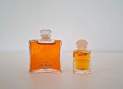 Hermès parfum miniatuur Amazone + 24 Faubourg - P/EDT, Verzamelen, Parfumverzamelingen, Zo goed als nieuw, Miniatuur, Gevuld, Ophalen of Verzenden