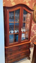 display crockery cupboard, Glas, Zo goed als nieuw, 150 tot 200 cm, 25 tot 50 cm