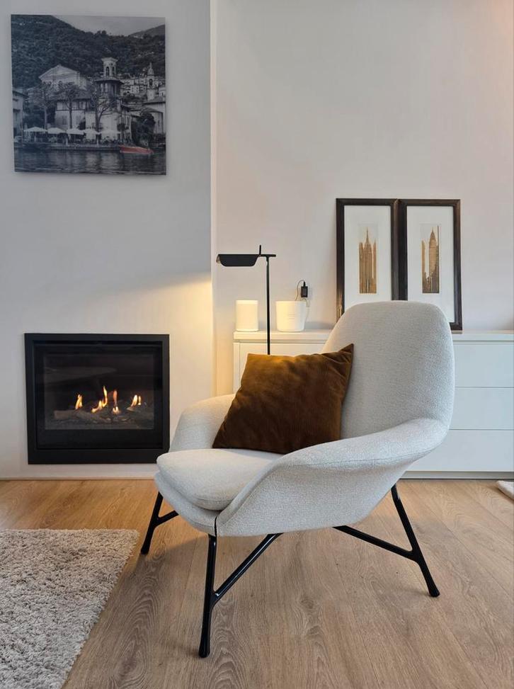 Minotti Prince fauteuil design Rodolfo Dordoni, Huis en Inrichting, Fauteuils, Nieuw, Stof, Ophalen of Verzenden