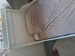 Leuk brocante bed, incl matras, 1 persoons, Gebruikt, 90 cm, Eenpersoons, Wit