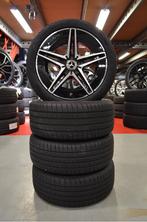 Org. 18" Mercedes C Klasse W206 Velgen + Zomerbanden + TPMS, 18 inch, Gebruikt, Banden en Velgen, Ophalen of Verzenden