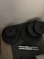 Halterset Decathlon - Dumbbells & Gewichtschijven, Sport en Fitness, Fitnessmaterialen, Ophalen, Gebruikt, Armen, Halterset