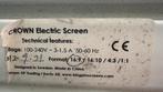 Projectorscherm Crown Electric Kingpin CES270, Ophalen, Zo goed als nieuw