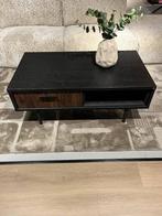 salontafel, Zwart/ bruin, Huis en Inrichting, Tafels | Salontafels, Ophalen, 100 tot 150 cm, Salontafel, Nieuw