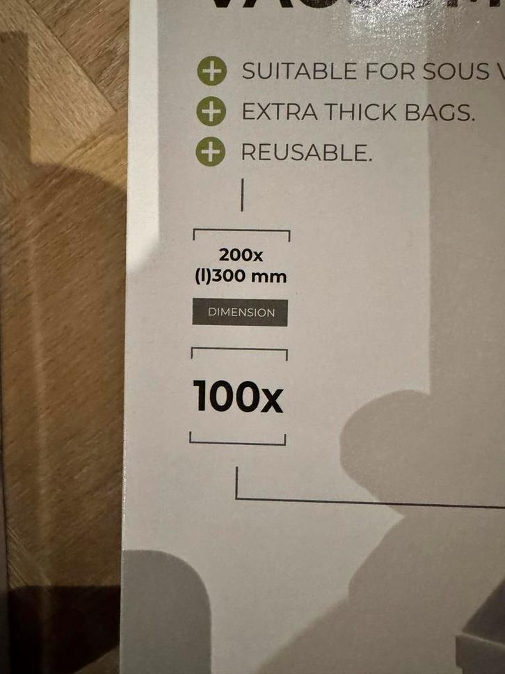 Hendi Vacuumzakken Set - Diverse Maten - 500 Stuks, Huis en Inrichting, Keuken | Keukenbenodigdheden, Ophalen of Verzenden