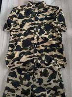 Mr. Bathing ape blouse + pants full set size L, Kleding | Heren, T-shirts, Maat 48/50 (M), Ophalen of Verzenden, Gedragen, Overige kleuren