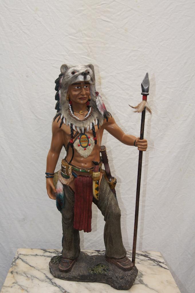 Indianen / wand decoratie, Antiek en Kunst, Antiek | Speelgoed, Ophalen of Verzenden