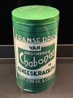 Oud Blik Franse Drop Apotheker Chabonat, Ophalen of Verzenden, Reclamebord
