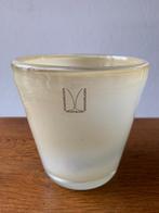 "Vaas Mondgeblazen Glas" Hoog: 13 cm, Diameter: 12,5 cm, Overige kleuren, Ophalen of Verzenden, Minder dan 50 cm, Glas