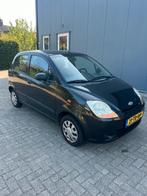 Chevrolet Matiz 0.8 2006 Zwart met airco nieuw apk, Voorwielaandrijving, Matiz, 17 €/maand, Zwart