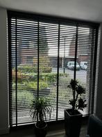 Houten Jaloeziën Zwart 50mm (voor twee ramen), Ophalen, Gebruikt, 200 cm of meer, Zwart