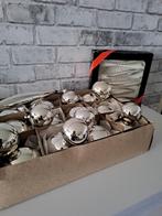 Kerstballen + pegels zilver kleurig ECHT GLAS, Diversen, Kerst, Ophalen, Gebruikt