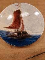 Delfts blauw schotel met skûtsje, Ophalen