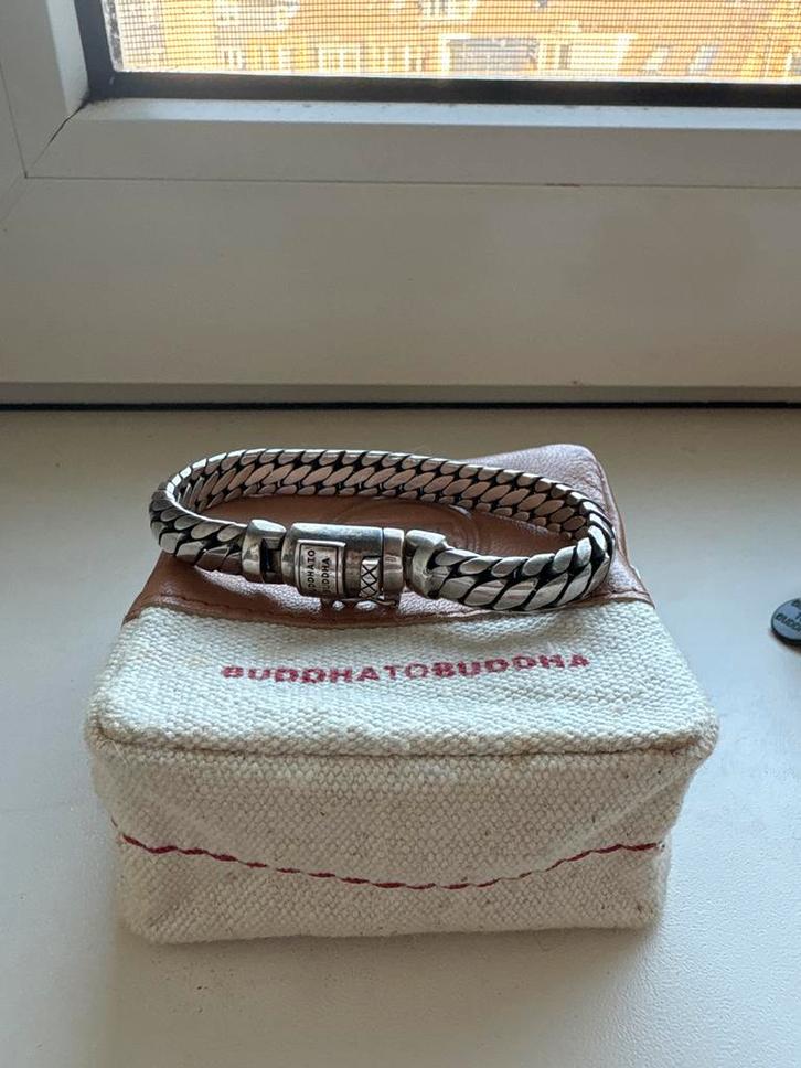 Buddha to Buddha Lars Small Armband, Sieraden, Tassen en Uiterlijk, Armbanden, Zo goed als nieuw, Zilver, Ophalen of Verzenden