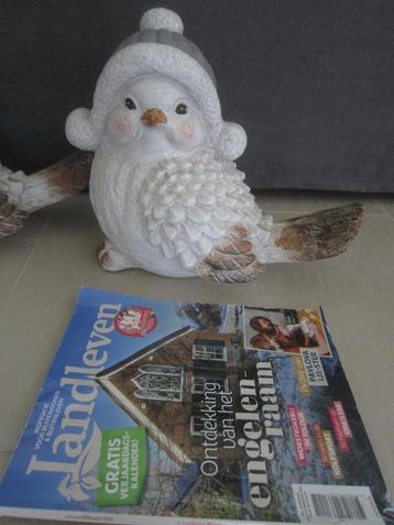 kerst VOGEL DECORATIE  ZEER GROOT  kan buiten staan 2 x beschikbaar voor biedingen