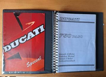 WERKPLAATS HANDBOEK DUCATI 750 PASO beschikbaar voor biedingen