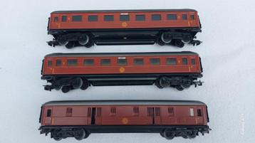 3 Mooie wagons Märklin 4020 / 4020 / 4021 - Zweedse SJ beschikbaar voor biedingen
