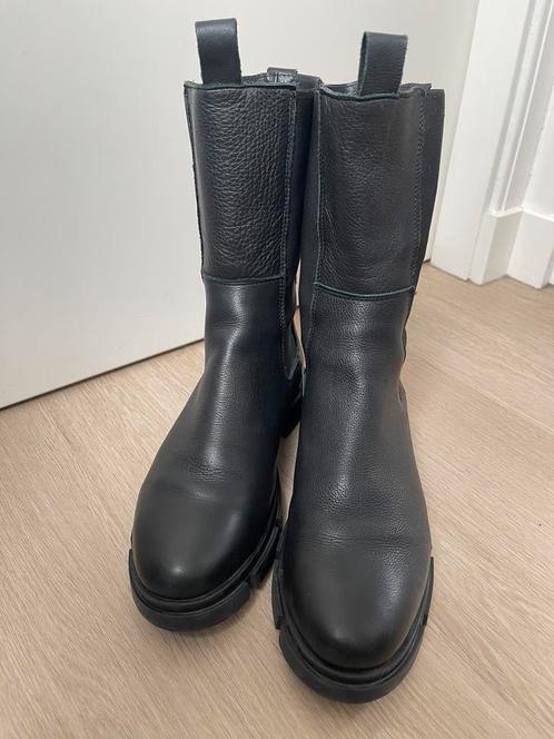 ‘Miss Behave’ prachtige zwart leren laarsjes maat 40 zgan!, Kleding | Dames, Schoenen, Zo goed als nieuw, Lage of Enkellaarzen