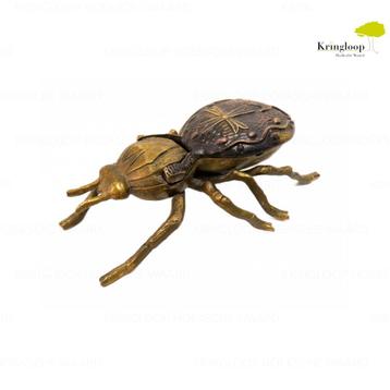 Messingen Kever Spin Insect Asbak  beschikbaar voor biedingen