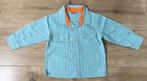 Jongens blousje HEMA maat 80 licht blauw, Kinderen en Baby's, Babykleding | Maat 80, Ophalen of Verzenden, Zo goed als nieuw, Jongetje