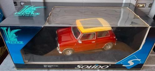 1.18 mini cooper, Hobby en Vrije tijd, Modelauto's | 1:18, Zo goed als nieuw, Auto, Solido, Ophalen of Verzenden