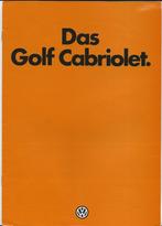 Volkswagen Golf cabriolet brochure (VW02), Verzenden, Zo goed als nieuw, Volkswagen
