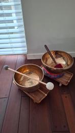 Klankschalen set (2) met slagstok, Muziek en Instrumenten, Overige Muziek en Instrumenten, Ophalen