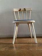 Retro vintage jaren ‘60/‘70 wit kinder spijlen stoeltje, Ophalen of Verzenden, Huis en Inrichting
