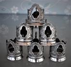 Sovjet CCCP Theeglas houders Podstakannik Compleet set, Ophalen of Verzenden