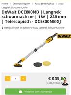 Dewalt plafond en wanden schuurmachine 18v, Doe-het-zelf en Verbouw, Ophalen of Verzenden, Zo goed als nieuw