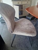 Eetkamer stoel, set van 4, Ophalen, Kunststof, Gebruikt, Bruin