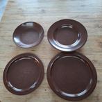 Mepal vintage Camping Servies Borden, 5 stuks, Ophalen of Verzenden, Gebruikt