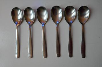 6 Gero Zilmeta model rumba 515 compotelepels 15 cm schaars beschikbaar voor biedingen