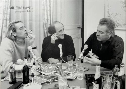 Brel Ferré Brassens - Jean Pierre Leloir 1969/1995, Verzamelen, Muziek, Artiesten en Beroemdheden, Zo goed als nieuw, Foto of Kaart