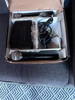 Draadloze microfoons ( dubbel), Kleding | Heren, Riemen en Ceinturen, Ophalen, Zo goed als nieuw, Zwart