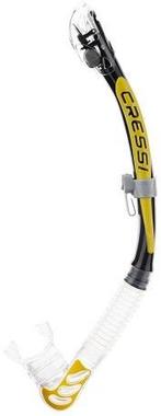 Snorkel cressi alpha dry geel, Genova Italië, Cressi, Nieuw, Ophalen of Verzenden
